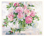 Peonies by the window 2-51 Counted Cross-Stitch Kit - Wizardi