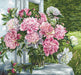 Peonies by the window B594L Counted Cross Stitch kit - Wizardi