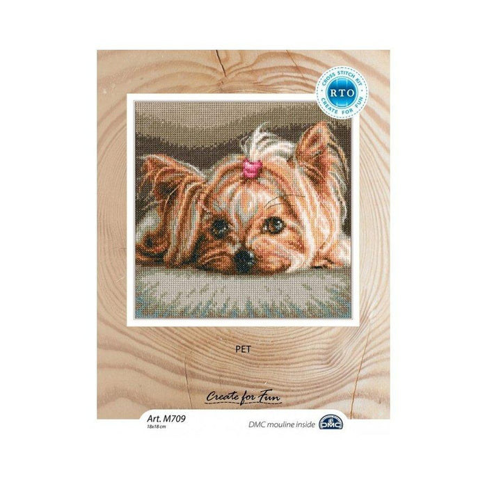 Pet M709 Counted Cross Stitch Kit - Wizardi