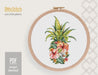 Pineapple Cross stitch pattern Flowers Cross Stitch pdf Modern cross stitch pattern Tropical Aloha cross stitch Counted cross stitch Fruit - Wizardi