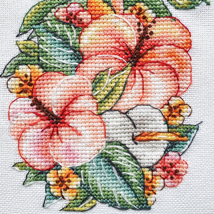 Pineapple Cross stitch pattern Flowers Cross Stitch pdf Modern cross stitch pattern Tropical Aloha cross stitch Counted cross stitch Fruit - Wizardi