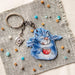 Plastic Canvas Blue Cat. Emotions - PDF Cross Stitch Pattern - Wizardi