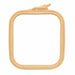 Plastic Square Hoop Nurge 170-12 Coffee Brown - Wizardi