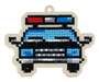 Police Car CSw385 Diamond Painting on Plywood Kit - Wizardi