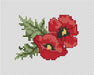 Poppies B023L Counted Cross-Stitch Kit - Wizardi