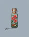 Poppies Bottle on Plastic Canvas - PDF Counted Cross Stitch Pattern - Wizardi