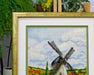 Poppies with Windmill. Netherlands - PDF Cross Stitch Pattern - Wizardi