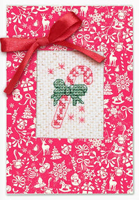 Post Card SP-41L Christmas Card Counted Cross-Stitch Kit - Wizardi