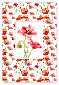 Post Card SP-56L Counted Cross-Stitch Kit - Wizardi