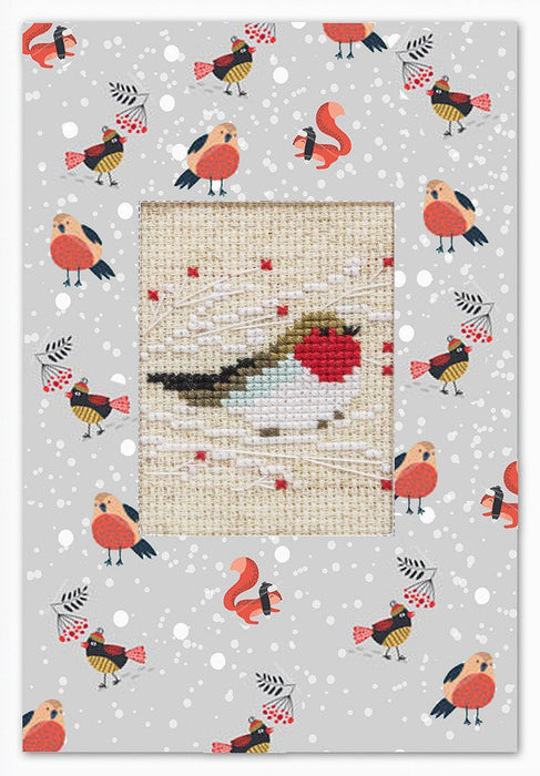 Post Card SP-72L Counted Cross-Stitch Kit - Wizardi