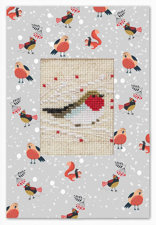 Post Card SP-72L Counted Cross-Stitch Kit - Wizardi