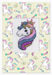 Post Card SP-81L Counted Cross-Stitch Kit - Wizardi