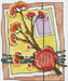 Postcard with Flowers - PDF Cross Stitch Pattern - Wizardi