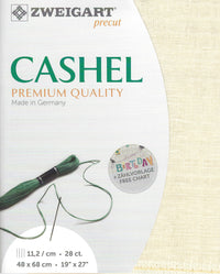 Precut Zweigart Cashel 28 count Cream 3281/222 - Wizardi