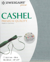 Precut Zweigart Cashel 28 count Pearl Gray 3281/778 - Wizardi