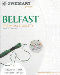 Precut Zweigart Fein-Aida 18 ct. 3793/101 Antique White - Wizardi