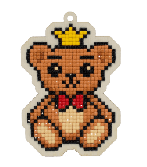 Prince Bear CSw436 Diamond Painting on Plywood Kit - Wizardi