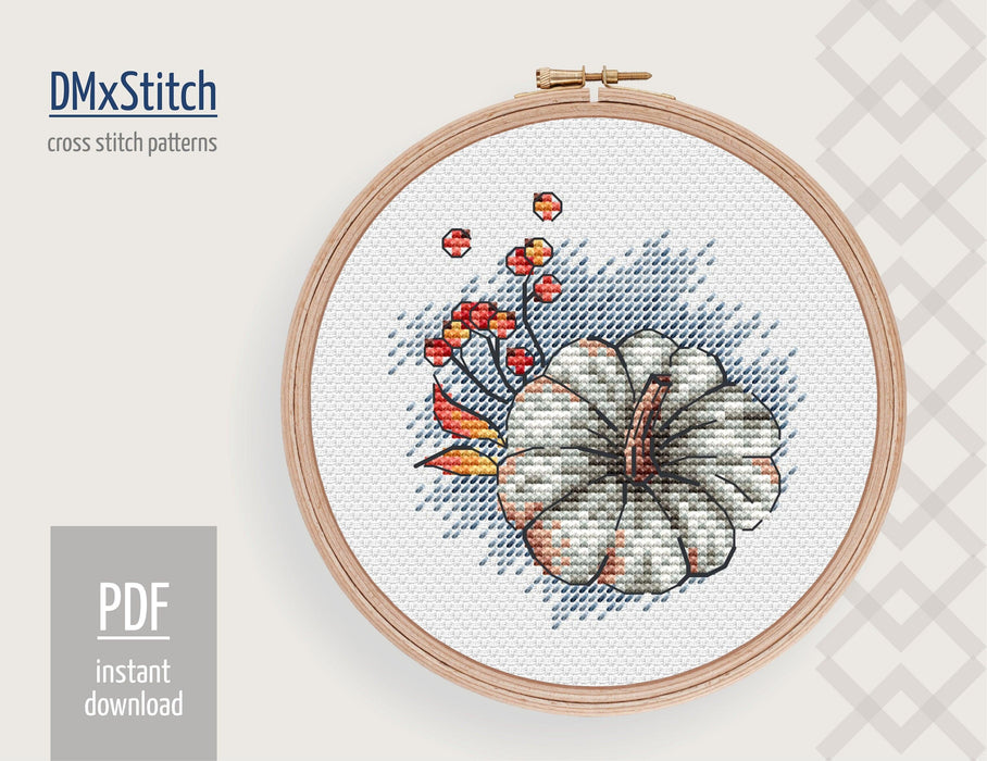 Pumpkin Cross stitch pattern Fall Cross Stitch pdf Autumn cross stitch pattern Modern Counted cross stitch Thanksgiving cross stitch - Wizardi