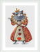 Queen of Hearts. Alice in Wonderland. - PDF Cross Stitch Pattern - Wizardi