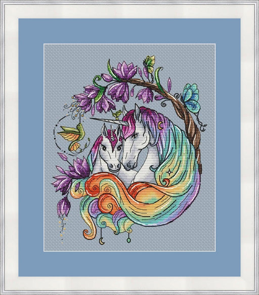 Rainbow Unicorns - PDF Cross Stitch Pattern - Wizardi