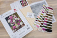 Red and White Peonies B608L Counted Cross-Stitch Kit - Wizardi