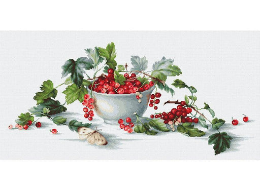 Red Currants B2260L Counted Cross-Stitch Kit - Wizardi