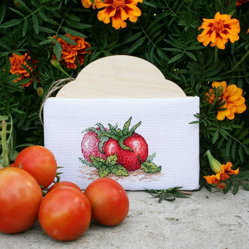 Ripe Tomato SM-435 Counted Cross Stitch Kit - Wizardi