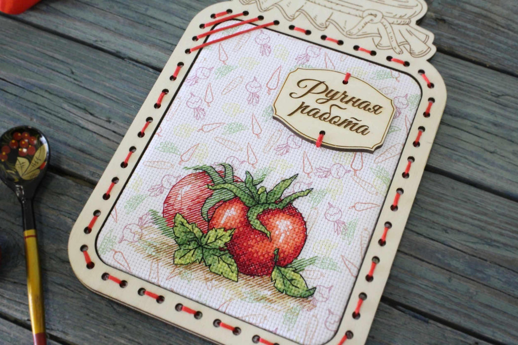 Ripe Tomato SM-435 Counted Cross Stitch Kit - Wizardi