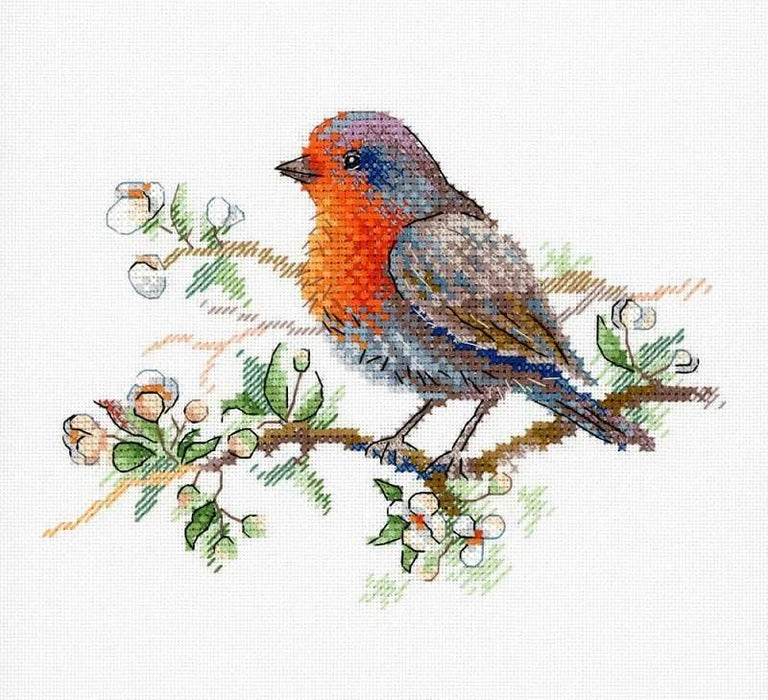 Robin Cross Stitch Kit A-029 / SA-029 - Wizardi