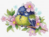 Romantic Bird M-554 / SM-554 Counted Cross Stitch Kit - Wizardi