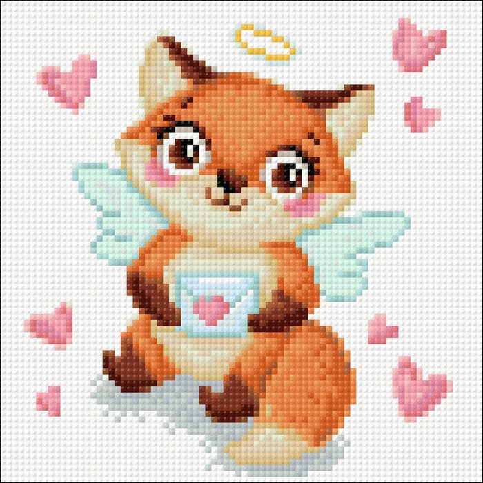 Romantic Fox CS2695 7.9 x 7.9 inches Crafting Spark Diamond Painting Kit - Wizardi