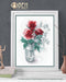 Roses and snowdrift 1353 Counted Cross Stitch Kit - Wizardi