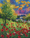 Run away poppies M624 Counted Cross Stitch Kit - Wizardi