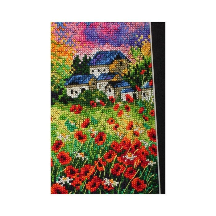 Run away poppies M624 Counted Cross Stitch Kit - Wizardi