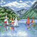 Sailing Ships CS2623 7.9 x 7.9 inches Crafting Spark Diamond Painting Kit - Wizardi