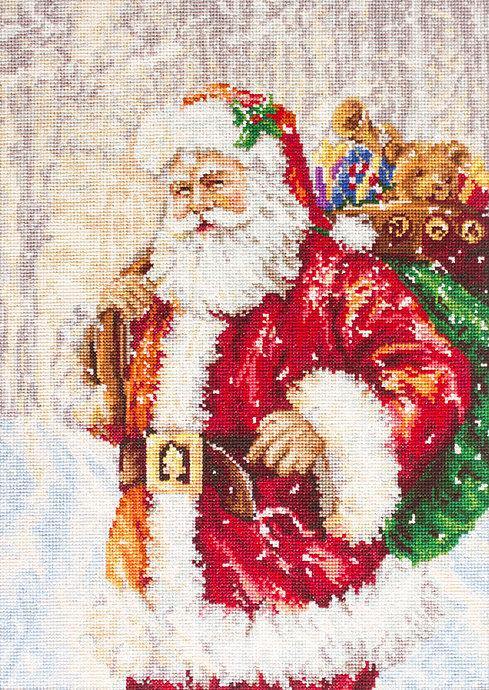 Santa Claus B575L Counted Cross-Stitch Kit - Wizardi