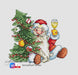 Santa Claus. With Christmas Tree - PDF Cross Stitch Pattern - Wizardi