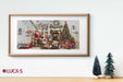 Santa interior B2408L Counted Cross-Stitch Kit - Wizardi