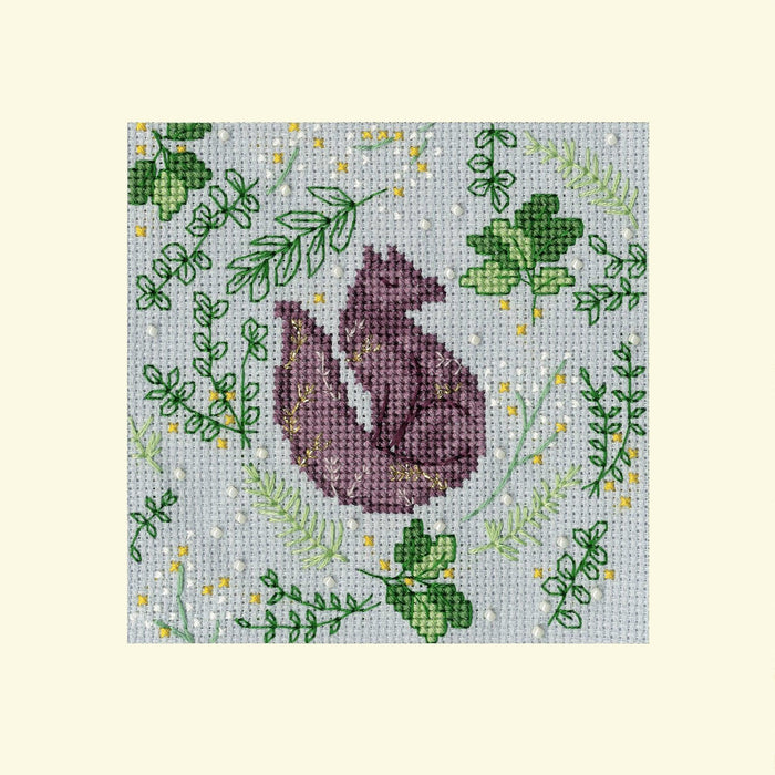 Scandi Fox Kit XMAS59 Counted Cross Stitch Kit - Wizardi