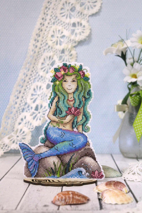 Sea Beauty SR-464 Plastic Canvas Counted Cross Stitch Kit - Wizardi