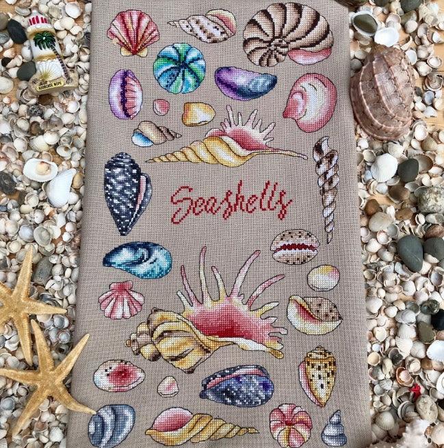 Sea Shells - PDF Cross Stitch Pattern - Wizardi