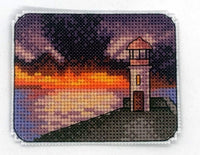 Seascape Lighthouse - PDF Cross Stitch Pattern - Wizardi