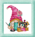 Sewing Gnome - PDF Cross Stitch Pattern - Wizardi