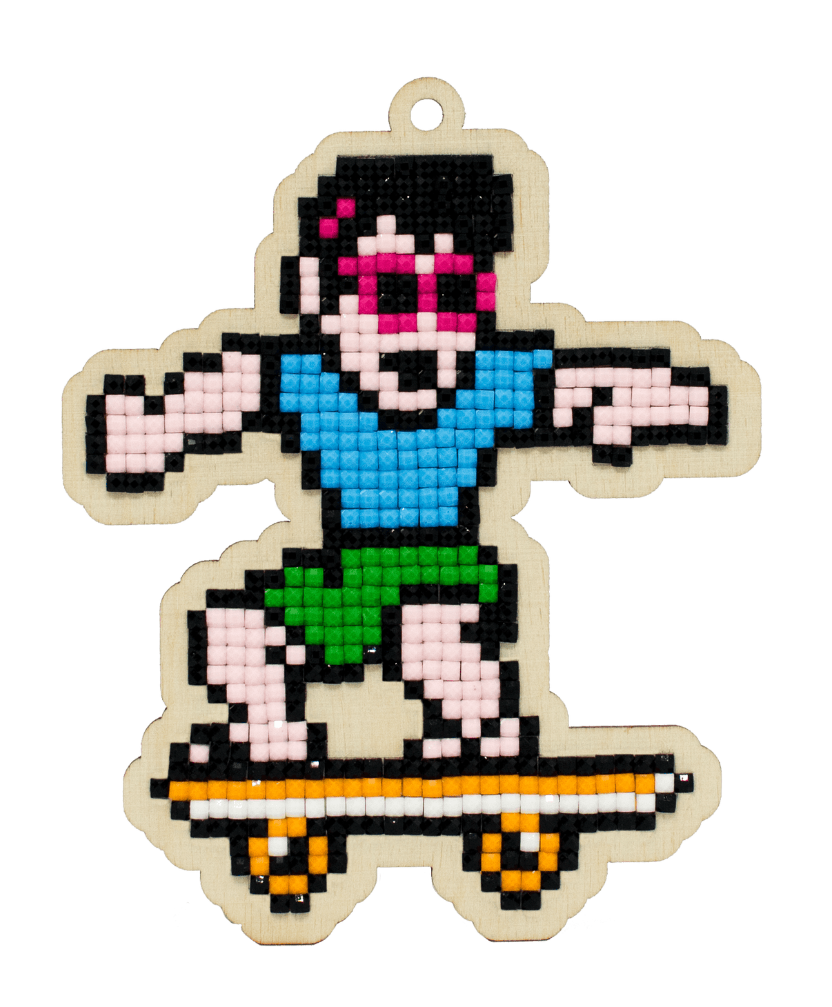 Skater CSw369 Diamond Painting on Plywood Kit - Wizardi