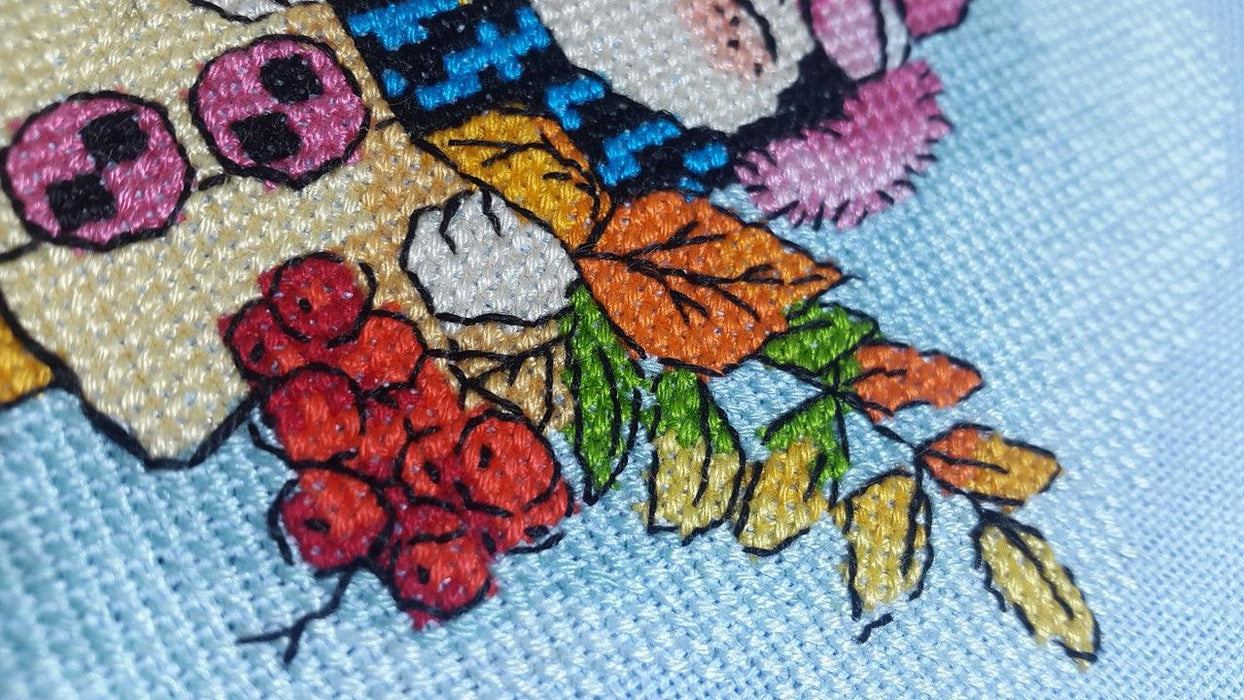 Smile of autumn - PDF Counted Cross Stitch Pattern - Wizardi