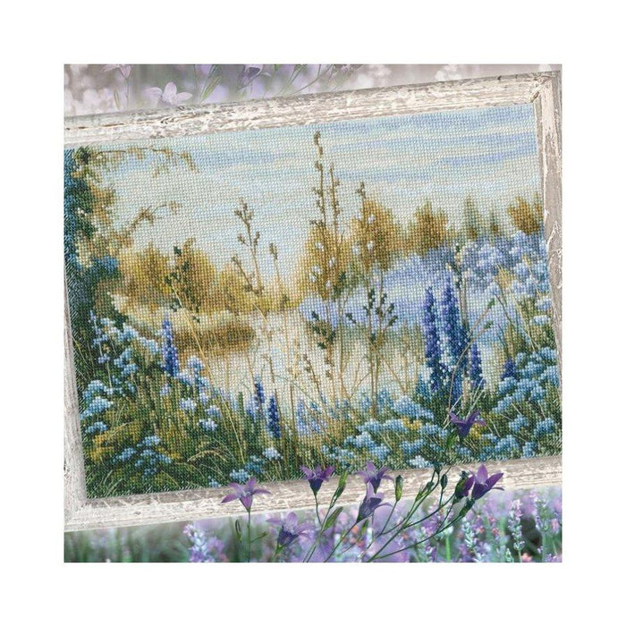 Smoky lilac fog M865 Counted Cross Stitch Kit - Wizardi