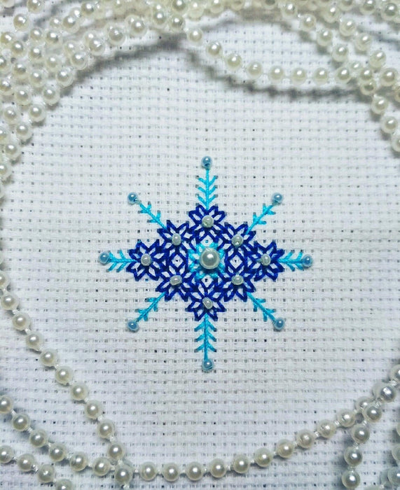 Snowdrop 3 - PDF Free Cross Stitch Pattern - Wizardi