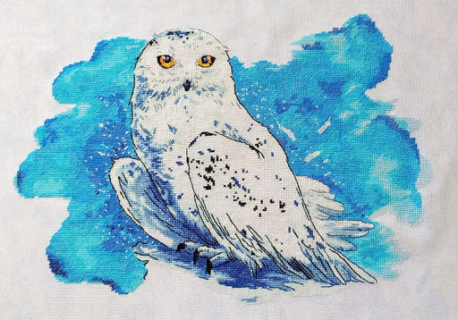 Snowy owl - PDF Counted Cross Stitch Pattern - Wizardi