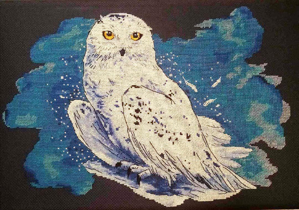 Snowy owl - PDF Counted Cross Stitch Pattern - Wizardi