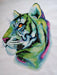 Space Tiger - PDF Counted Cross Stitch Pattern - Wizardi